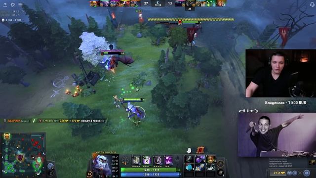 Аннигиляция двумя кнопками! Witch Doctor 7.34 | Radikaifa смотреть онлайн