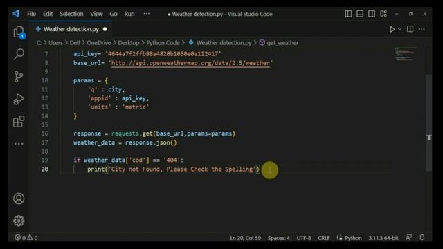 Build a Python Weather App with OpenWeatherMap API смотреть онлайн