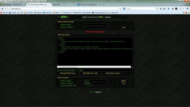 Forpsi - Session Hijacking смотреть онлайн