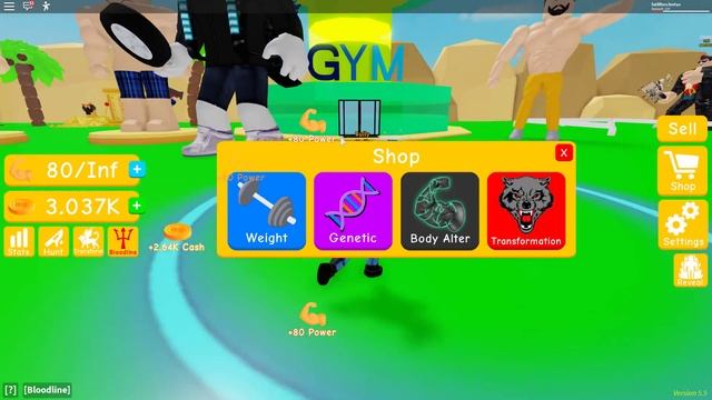 ТОЛСТЯК КУПИЛ БЕСКОНЕЧНУЮ СИЛУ ЗА 1600 РОБАКСОВ! В ЛИФТИНГ СИМУЛЯТОР КАЧКА ROBLOX LIFTING SIMULATOR смотреть онлайн