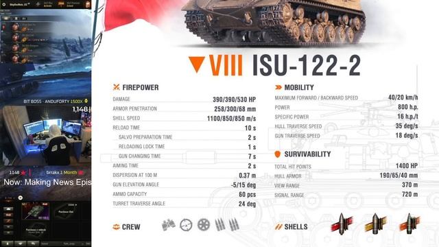 New ISU-122-2 & T-54D First Look + Top of The Tree NERF!? | World of Tanks смотреть онлайн