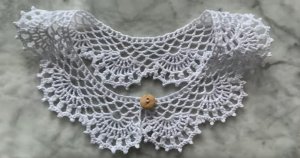 Вязание крючком. Очень простой и красивый воротничок для школьной формы, платья, блузки