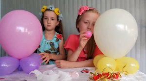 Шарики веселые с глазками  Balls with funny eyes Воздушные шарики мордашки
