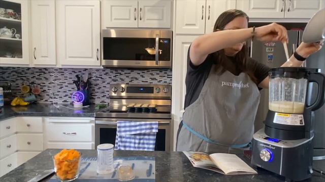 Making Nacho Cheese Sauce In The Pampered Chef Cooking Blender