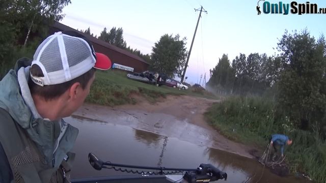 Поездка на рыбалку новый катер педаль электромотора  OnlySpin