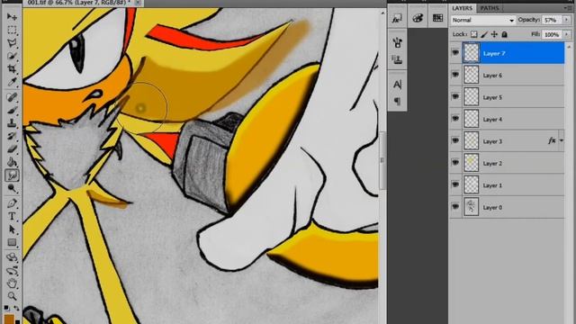 Super Shadow Speed Paint HD Photoshop CS5