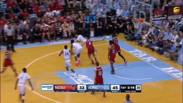 Coby White vs NC State 21 PTS 2.05.19 смотреть онлайн