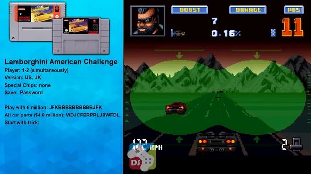 Lamborghini American Challenge (SNES) PlayGame смотреть онлайн