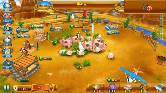 Веселая Ферма 4, уровень 54 (Одеваемся!) смотреть онлайн