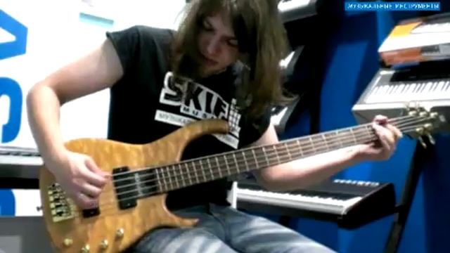 Обзор бас-гитары Modulus Quantium Bass 5 USA | Сергей Табачников | SKIFMUSIC