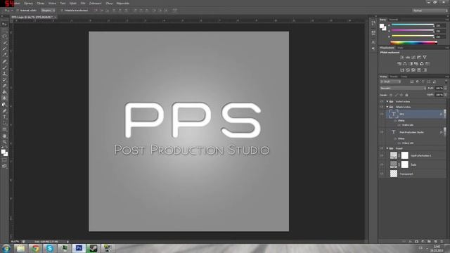 Adobe Photoshop CS6 - Tvorba loga PPS смотреть онлайн