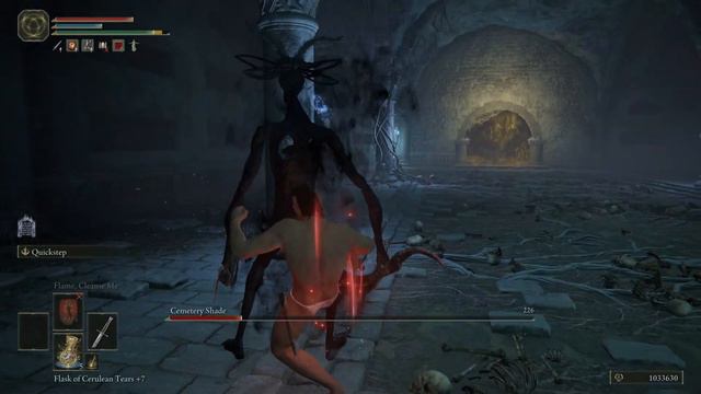 Elden Ring - Cemetery Shade (No Damage | Backstabs strat | +0 Weapon) [Caelid Catacombs] смотреть онлайн