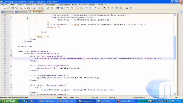 Loja Virtual Grátis com PHP e MySQL - Lição 053 - Como Criar a Página de Detalhes do Produto Aula 0 смотреть онлайн