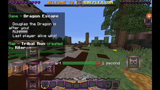 Эффи Беги! Dragon Escape in MCPE смотреть онлайн