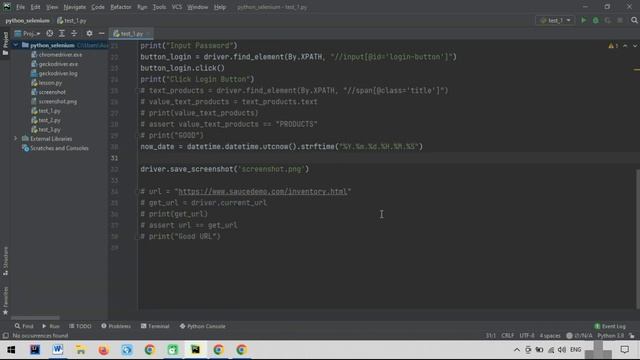 Автоматизация Selenium на Python. Создание скриншотов страницы. 11 урок смотреть онлайн