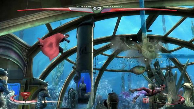Injustice: Gods Among Us “Superman vs Harley Quinn” смотреть онлайн