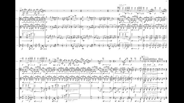Richard Greer - Run Away for Trombone and String Quartet (2013) [Score-Video] смотреть онлайн