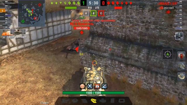WOT blitz Обзор ИС-2Ш 8 уровень смотреть онлайн