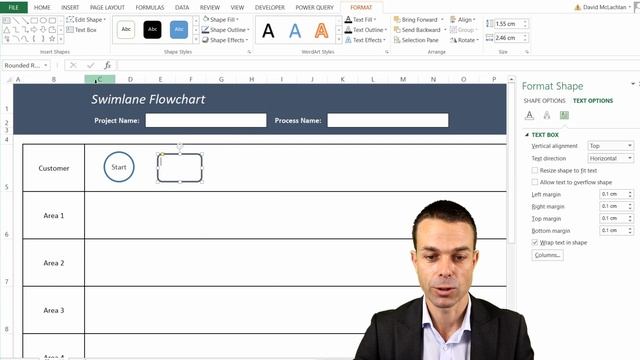 How to Make a Swimlane Flow Chart in Excel смотреть онлайн