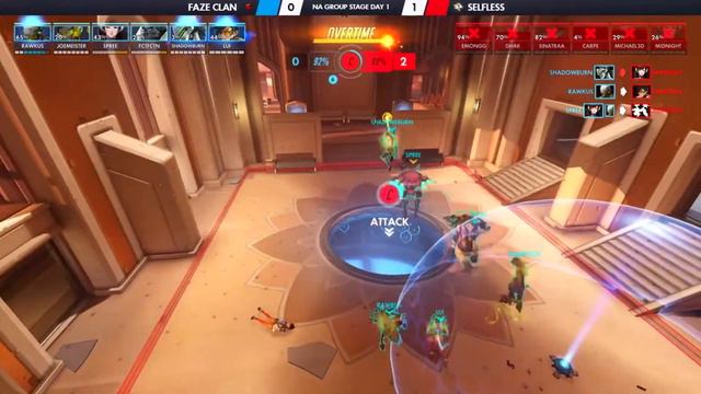 Crazy clutch by FaZe (Overwatch Contenders) смотреть онлайн