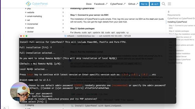 Установка Cyberpanel и Wordpress с LiteSpeed Cache Plugin смотреть онлайн