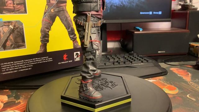 Cyberpunk 2077 Jackie Welles Statue Распаковка/Unboxing