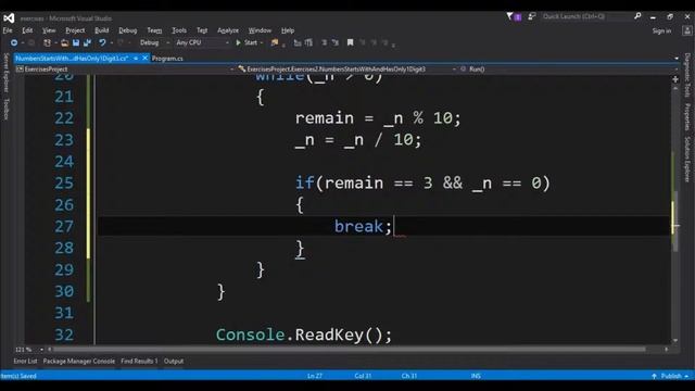 numbers starts with and has only 1 digit 3 in c# смотреть онлайн