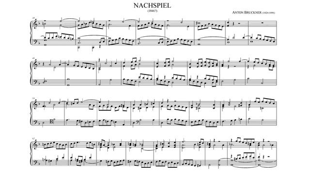 Bruckner, Anton · Nachspiel | WAB 126/1