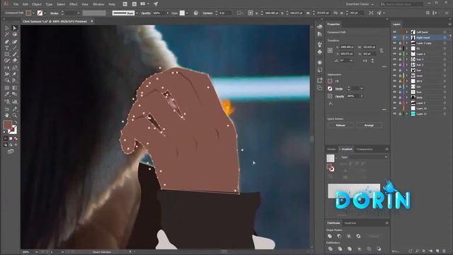 Speed Art - Picture to Illustration - Lightroom and Adobe Illustrator смотреть онлайн
