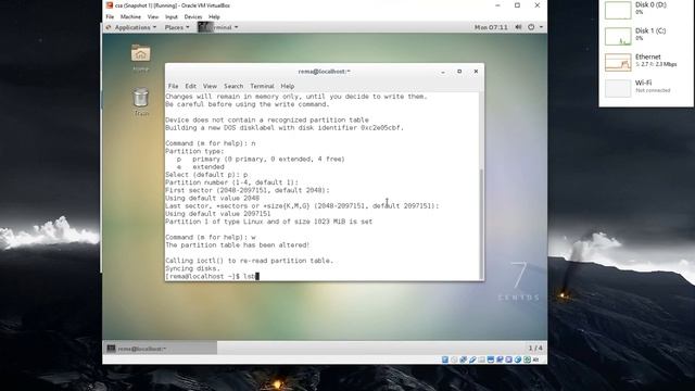 Format and mount disk to CentOS 7 смотреть онлайн