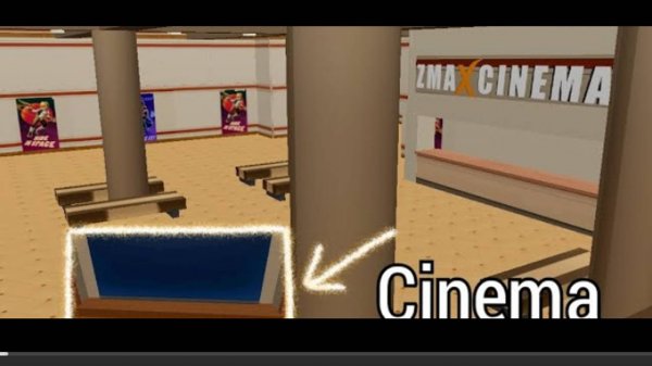 Концепт карты "Кинотеатр" Hide online ( Первая работа в Prisma 3d)