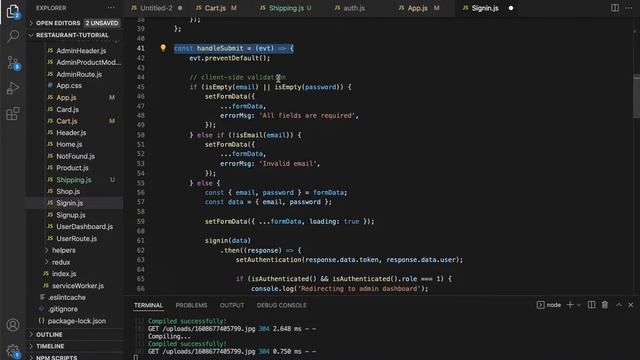 [85] Redirect to Shipping Page - Ecommerce Tutorial using MERN Stack смотреть онлайн