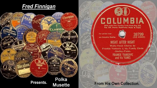 Frankie Yankovic & His Yanks - Night After Night(1950) смотреть онлайн