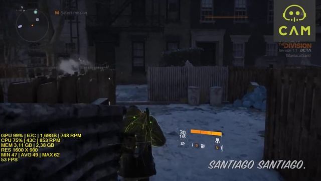 Tom Clancy's The Division BETA - GTX 950 - i3 (Simulated) - 8GB RAM - 1080p - 900p - 720p смотреть онлайн