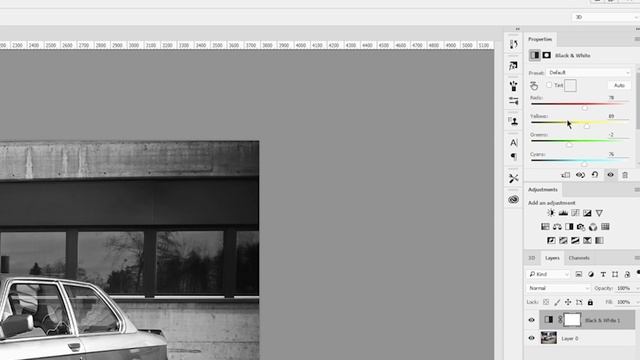 Чёрно белое фото. Как сделать чёрно белое фото в Adobe Photoshop? смотреть онлайн