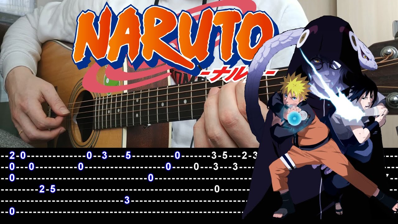 Учимся играть тему и аниме Наруто