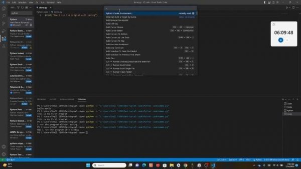 How to run Python in VScode - Setep - step by step  | VS code - Interpreter problem solved