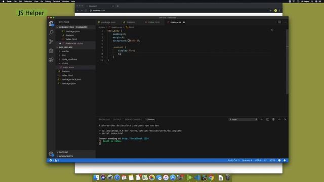 Basic ES6 Boilerplate setup смотреть онлайн