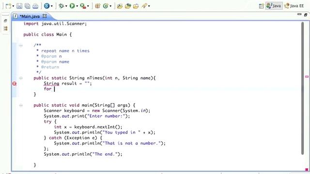 Java Exceptions Tutorial смотреть онлайн