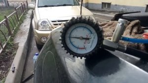 Замер давления топлива Паджеро 4