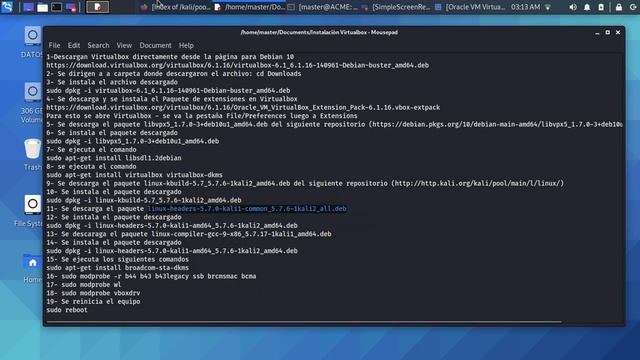 Instalar Virtualbox 6.1 en Kali Linux versión 2020.3 смотреть онлайн