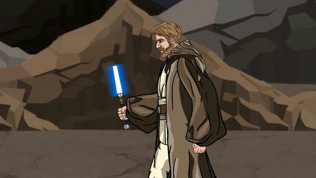 Дарт Вейдер против Оби-Вана Кеноби. Анимация, серия 1 смотреть онлайн
