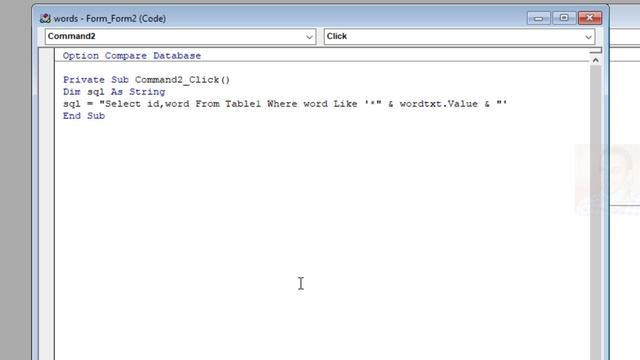 Search records in listbox from table to Find values that end with textbox Using VBA in access form смотреть онлайн