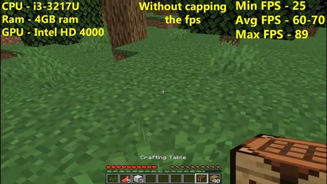 Minecraft | Java Edition 1.16.2| Intel HD 4000| i3-3217U| 4GB RaM| смотреть онлайн