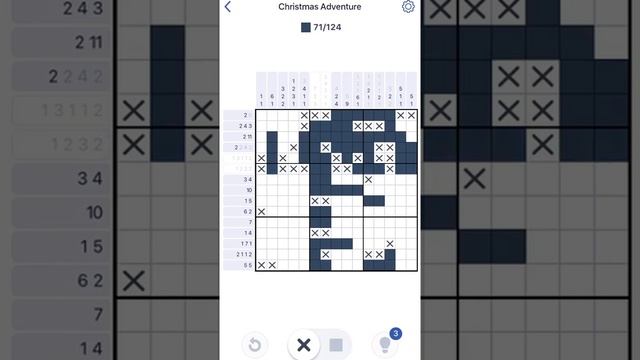 Nonogram Christmas Adventure Postcard 1 Puzzle 2 смотреть онлайн