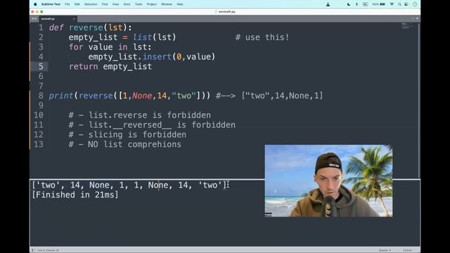 Codewars (Python?) | esreveR | kyu7 смотреть онлайн