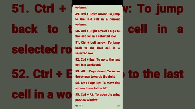 EXCEL SHORTCUTS | MICROSOFT | 100 SHORTCUT KEYS | GENERAL KNOWLEDGE смотреть онлайн