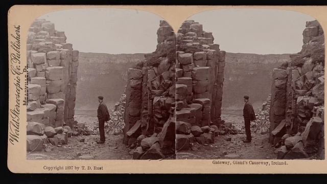 WOW! 125 Stereoscopic [3D] images of Ireland (1860-1899) Giant’s Causeway, Rare Oldest Known Images смотреть онлайн