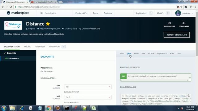 Distance Calculation based on GEO Location API смотреть онлайн