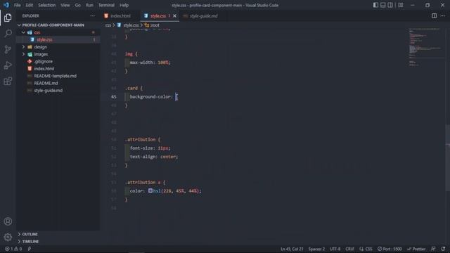 Profile Card Frontend Mentor Challenge | HTML CSS смотреть онлайн